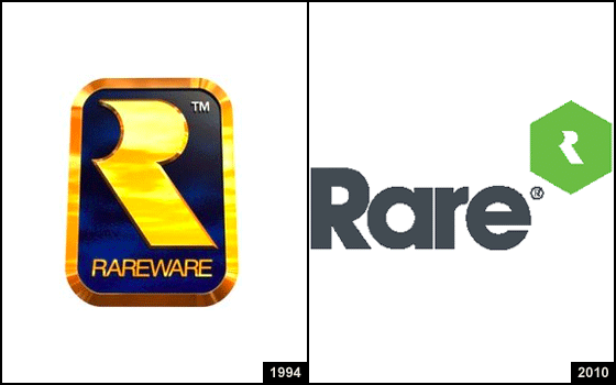 Video Game Logos - Then  Now