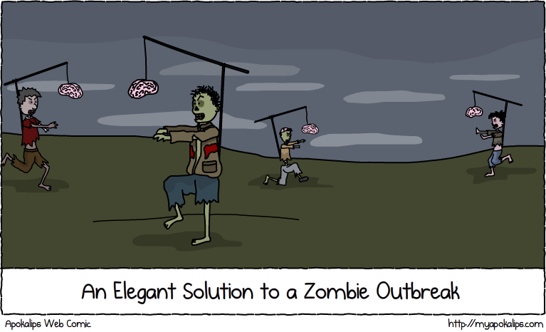 prevent the zombie apocalypse - N2 An Elegant Solution to a Zombie Outbreak Apokalips Web Comic