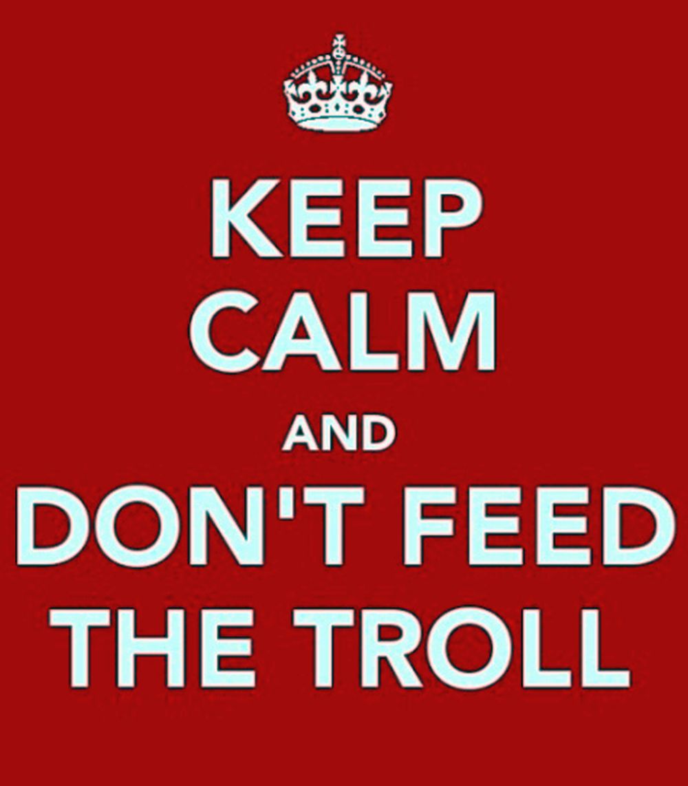 Don't feed the troll gallery