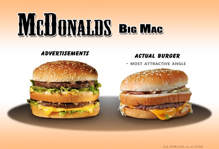 Fast Food: Ads vs. Reality