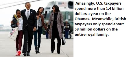 obama children 2017 - Amazingly, U.S. taxpayers spend more than 1.4 billion dollars a year on the Obamas. Meanwhile, British taxpayers only spend about 58 million dollars on the entire royal family.