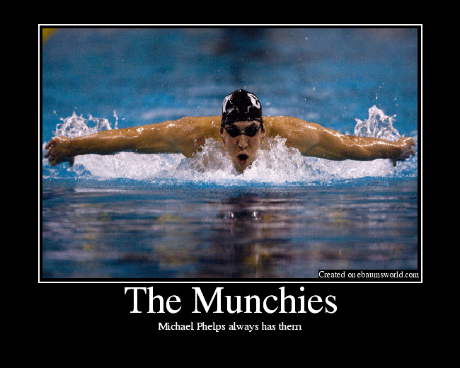 Michael Phelps always has them