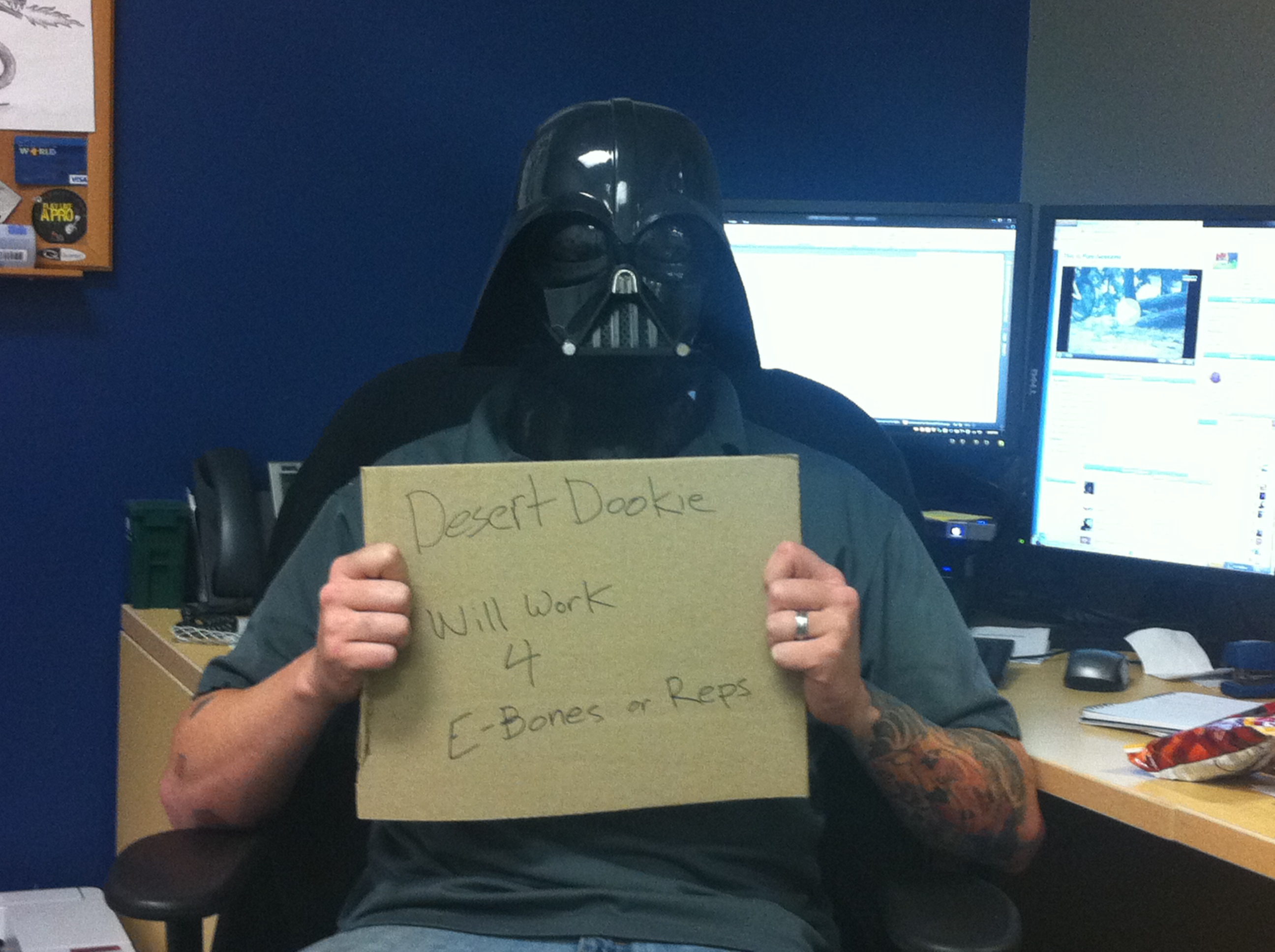 Vader at work