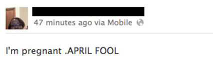Facebook equals worst place for April Fools