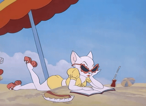 tom and jerry beach girl