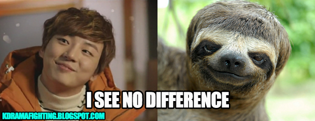 Yoon Si Yoon is as happy as a sloth. Thankfully, he's a little bit faster.