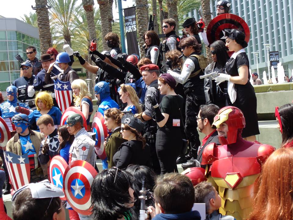 Marvel Cosplayers group shot