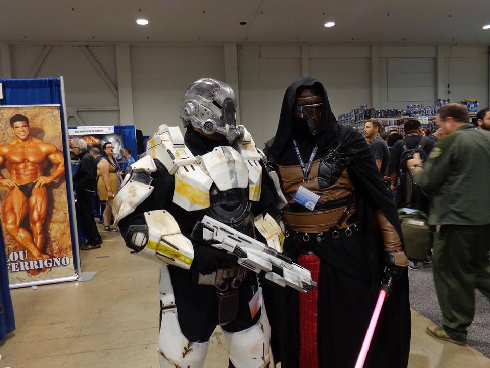 Me with a Cerberus Soldier from Mass Effect 3