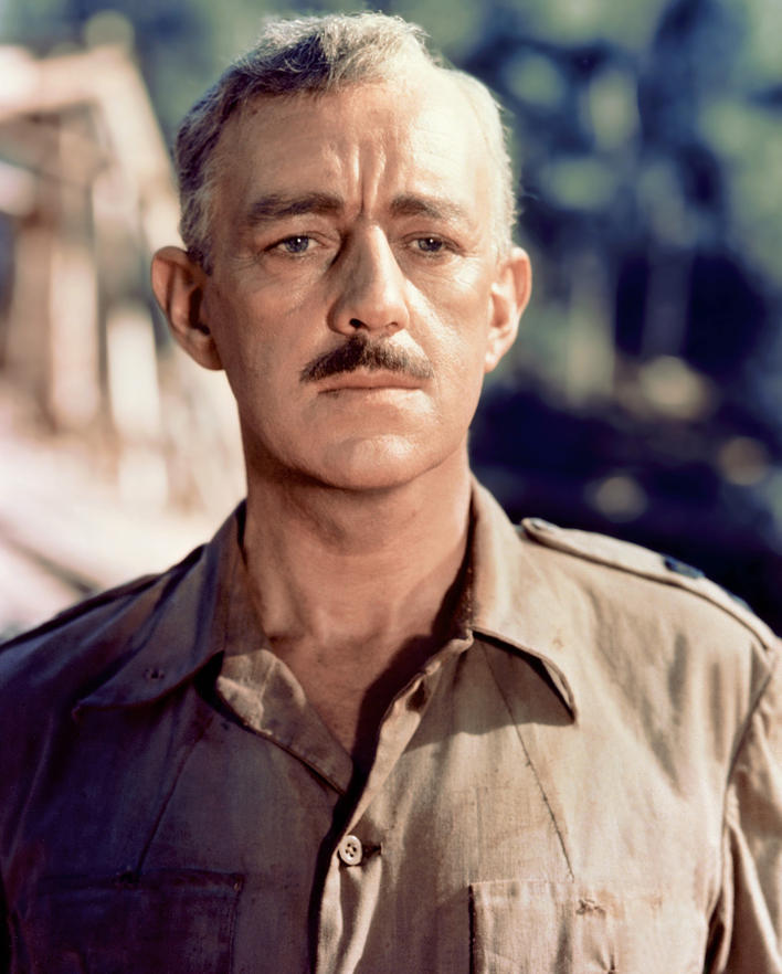 Alec Guinness. Royal Navy. Commanded a landing craft during the invasion of Sicily and Elba