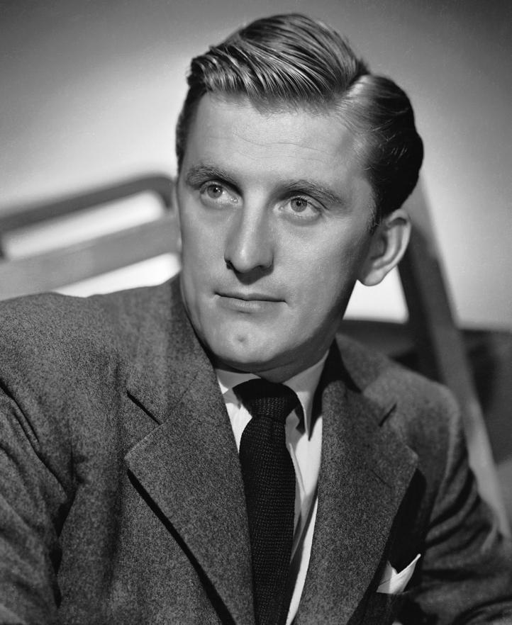 Kirk Douglas. Joined after Pearl Harbor. Navy Communications Officer. Discharged in 1944 after an injury.