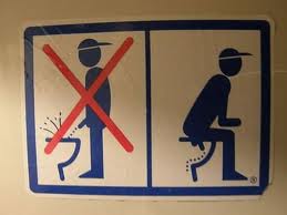 weird bathroom signs