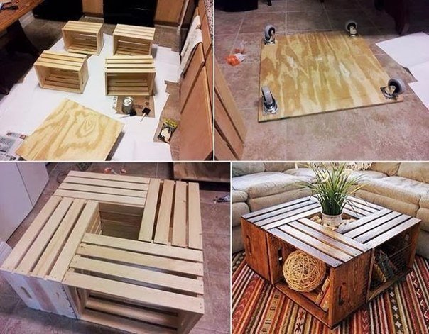 Lifehack - what you can do with used crates