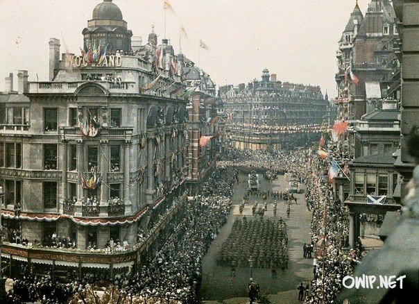 Parade in honor of the First World War. London, UK, 1919