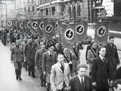 British Fascists Union marching through London