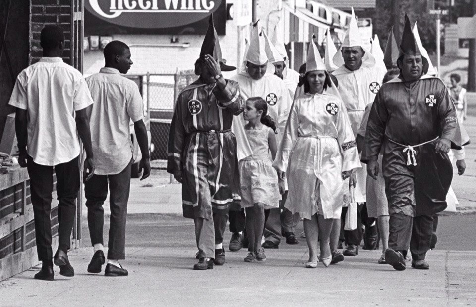 The march of the Ku Klux Klan in Salisbury, August 1966