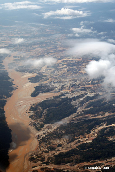 Mine runoff suffocating all life in rivers in the Amazon