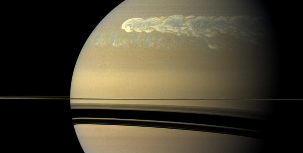 Storm on Saturn