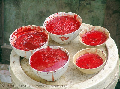 Blood Soup - Soup make from ducks blood