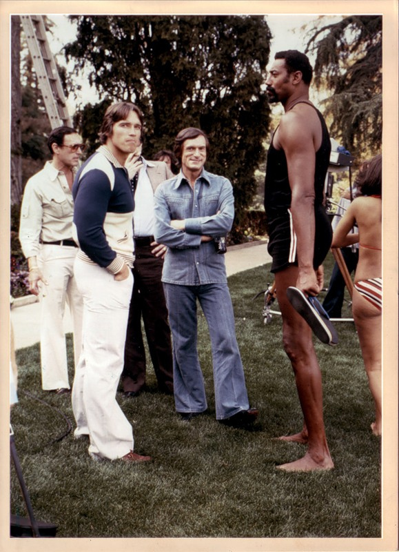 Wilt,Arnold,and Heff at the MANSION