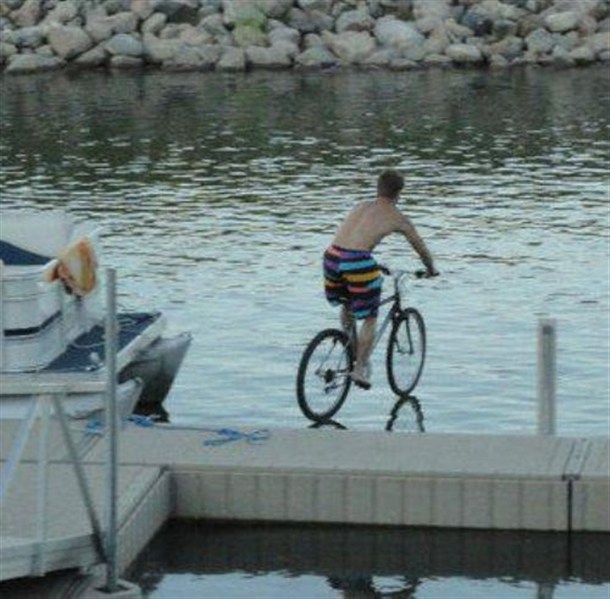 floating bike