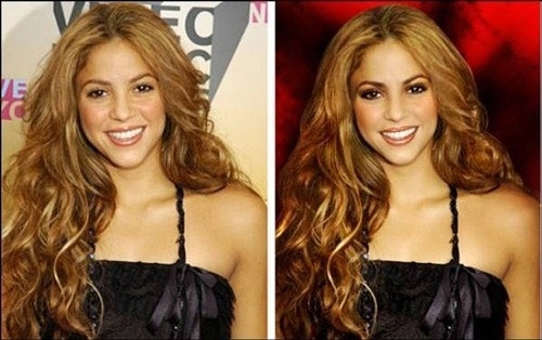 celebrities before and after photoshop