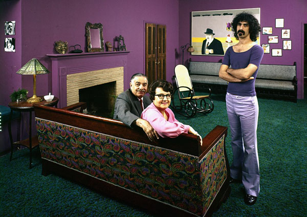 Frank Zappas parents Francis and Rosemarie show that they have style of their own in their eclectic Los Angeles living room...