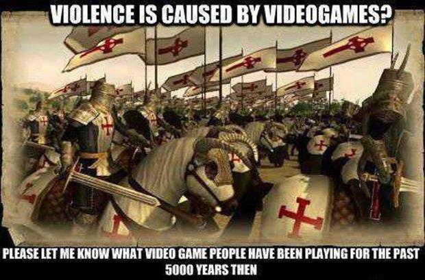 lionheart kings crusade - Violence Is Caused By Videogames? Please Let Me Know What Video Game People Have Been Playing For The Past 5000 Years Then