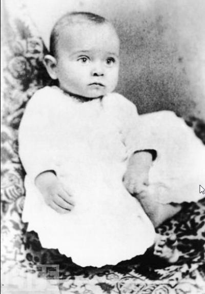 Harry S. Truman, 6 Months Old, 1884