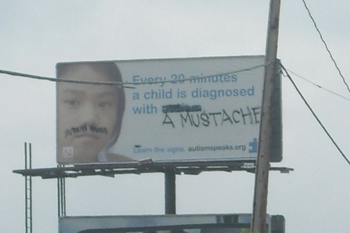every 20 minutes a child is diagnosed - Every 20 minutes a child is diagnosed with A Mustache Carn the signs autismspeaks.org