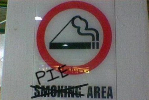 funny graffiti - P2 Smoking Area
