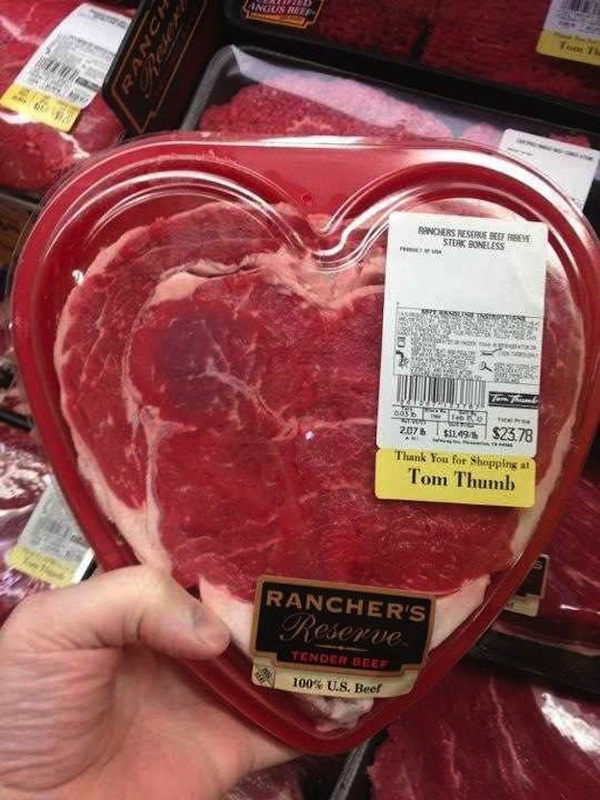 valentines day funny gifts - Gaus Rees Ranchers Reserve Beersey Sterk Boneless Stol Lok 2076 $.49 $23.78 Wt Thank you for Shopping at Tom Thumb Rancher'S Reserve Tender Beef 100% U.S. Beef