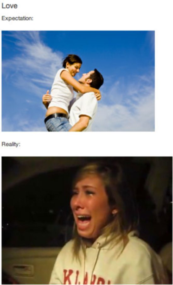 28 Examples of expectation vs reality...