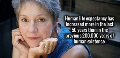 photo caption - Human life expectancy has increased more in the last 50 years than in the previous 200,000 years of human existence.