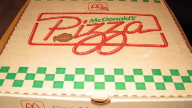 McDonalds use to sell Pizza in 1989. The reason why the excluded Pizza from their menu is its cooking time which is average 11 minutes, McDonalds wanted to keep its reputation for fast service.