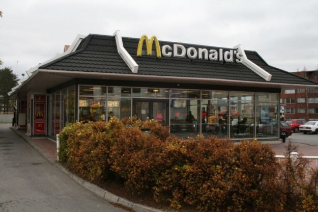 The most northerly McDonald’s restaurant is on the Arctic Circle in Rovaniemi, Finland. Those burgers are rumored to taste really bad though.