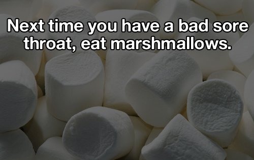 you me at six jealous - Next time you have a bad sore throat, eat marshmallows.