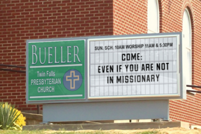 20 Churches really want your attention...