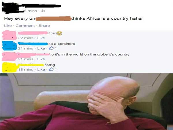 shoulder - 35 mins 21 thinks Africa is a country haha Hey every on Comment It is 22 mins its a continent 21 mins 01 No it's in the world on the globe it's country 21 mins omg 18 mins 01