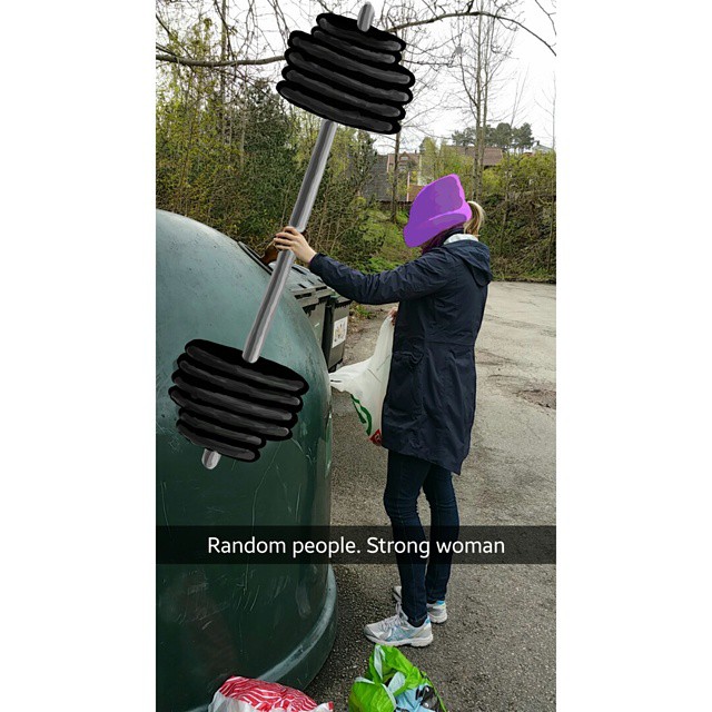 snapchat doodle watering can - Gan Random people. Strong woman