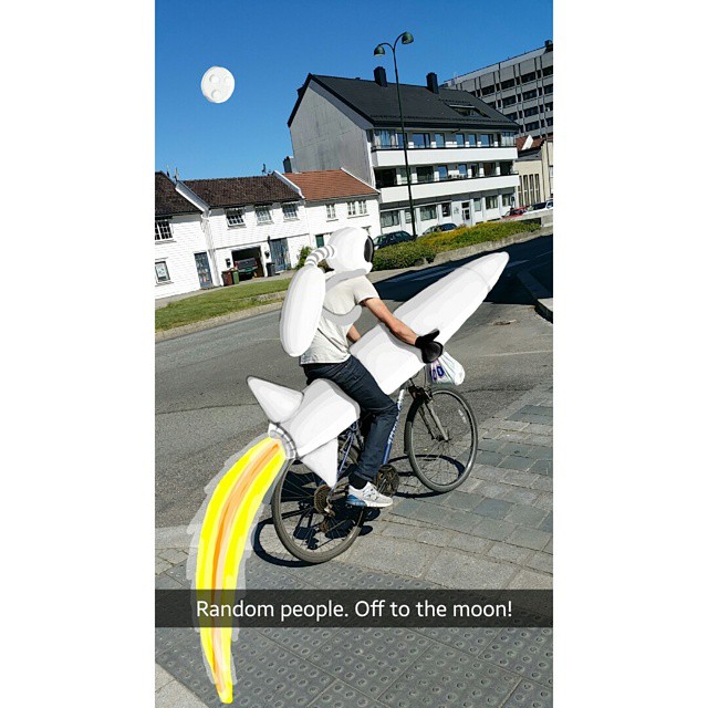 snapchat doodle bicycle accessory - Random people. Off to the moon! 2002 > GOOG00 2000C Ood Vogo Doo 0 G