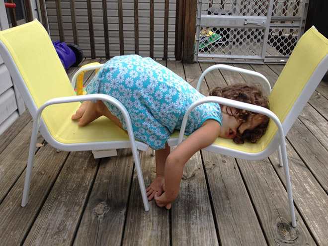 Kids,Like Drunks Fall Asleep Anywhere...