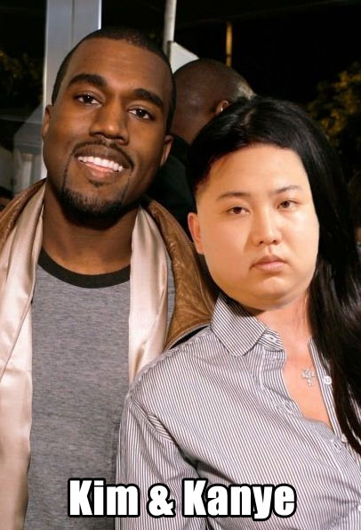 photoshop kanye west kim kardashian 2009 - Kim & Kanye