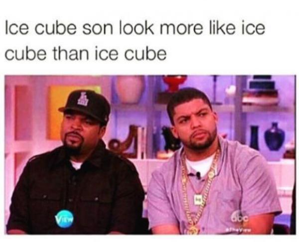 memes - ice cube's son looks more like ice cube - Ice cube son look more ice cube than ice cube od