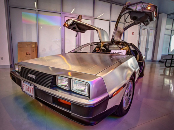 Grumman Aerospace helped develop the doors of the DeLorean. A company that also helped develop things like Apollo Lunar Module and the F-14.