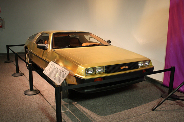 There are four gold-plated DeLoreans. American Express made the first two 24k gold-plated cars as an ad campaign. The third made from spare parts of the first two and the fourth paid for by a private businessman.