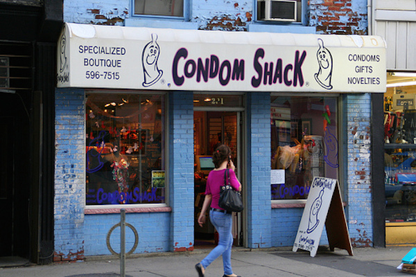 Toronto is also home to Condom Shack, the infamous sex shop that sells every type of condom imaginable. If you want a cola flavored condom, then look no further.