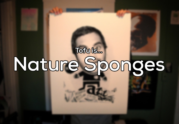design - Tofu is... Nature Sponges azt