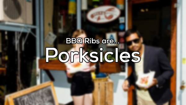 distilled beverage - Bbq Ribs are... Porksicles