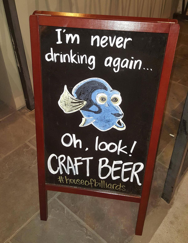 poster - I'm never drinking again... Oh, look! Craft Beer