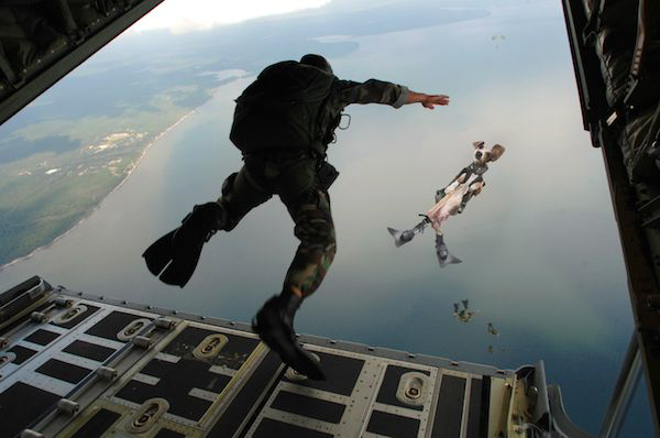 paratrooper jump